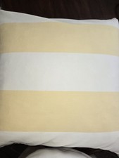 Pottery Barn Yellow Bold Stripe Pillow Cover With Insert 20x20