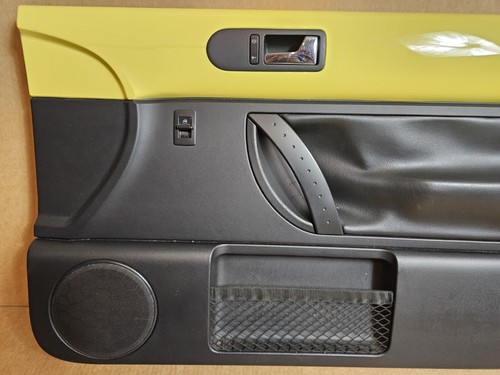 OEM 98-10 Volkswagen Beetle Door Panels YELLOW/BLACK Pair Set - Picture 15 of 21