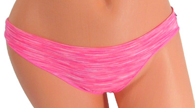 Women's Free Press Pink Knockout Space Dye Bikini Panty Size S  NWT