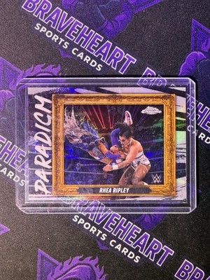 2025 Topps Chrome WWE Rhea Ripley Paradign Refractor