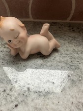 WINKING KEWPIE BOY WITH BLUE TIE MADE IN JAPAN