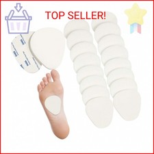 20 Pieces Metatarsal Felt Pads Foot Insert Pads Ball of Cushion for Pain Relief