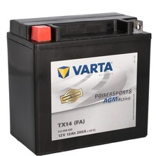 Varta AGM Motorrad Batterie 12Ah 200A 146mm Powersports Active Roller links