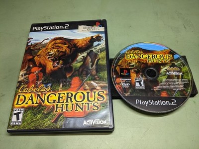 Cabela's Dangerous Hunts Sony PlayStation 2 Disk and Case