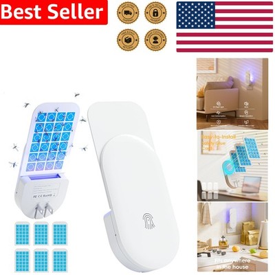 Effective Fruit Fly Trap 1 White Device 6 Glue Cards for Indoor Mosquitoes