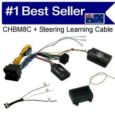 BMW 1 SERIES 2004-2011 STEERING WHEEL INTERFACE + LEARNING CABLE AERPRO CHBM8C