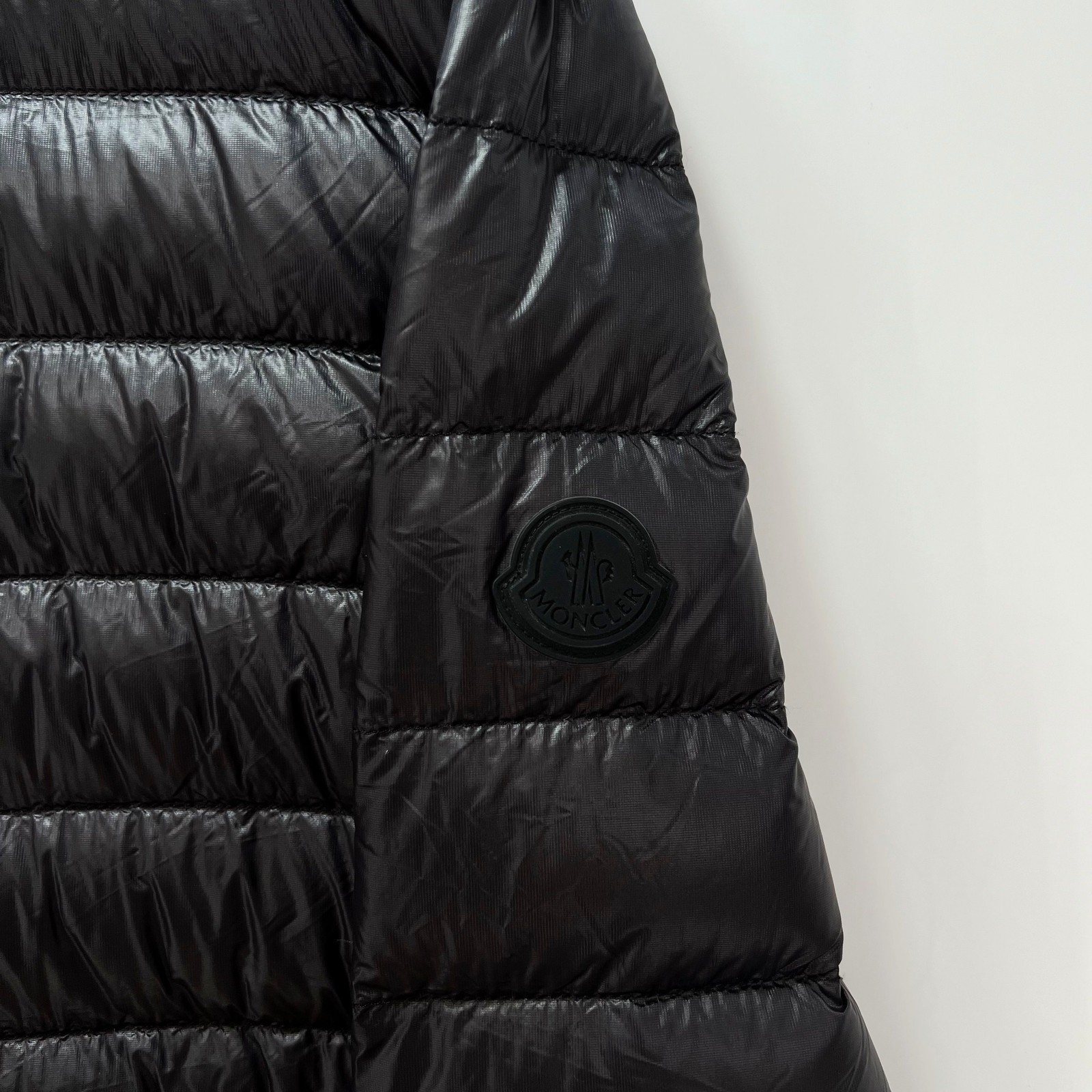 Moncler Black Patch Lightweight Down Jacket 21FW … - image 5