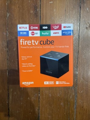 Amazon Fire TV Cube 2nd Gen Streaming Media Player with Voice Remote