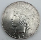 1928-S 90% SILVER PEACE DOLLAR