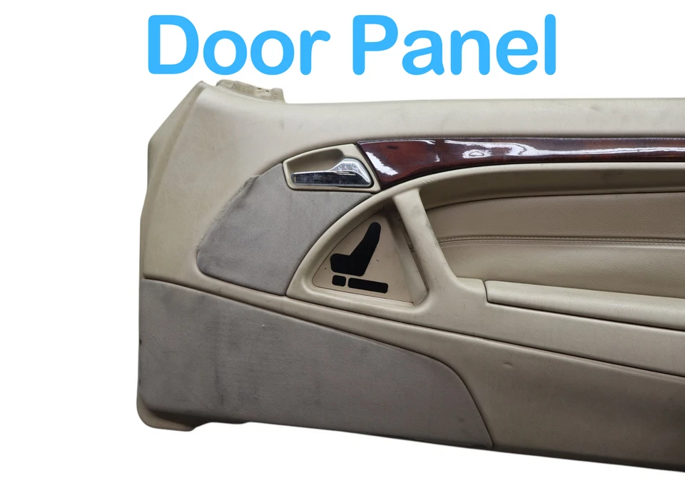 96-02 Panel de puerta interior lado pasajero derecho mercedes r129 sl500 sl320 fabricante de equipos originales Foto 3 de 4