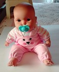 BERENGUER 15IN GIRL BABY DOLL, PINK OUTFIT- PACIFIER — photo 2