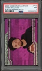 2023 Goodwin Champions Caleb Williams Rookie RC Platinum Pink Wave #P62 PSA 7 NM