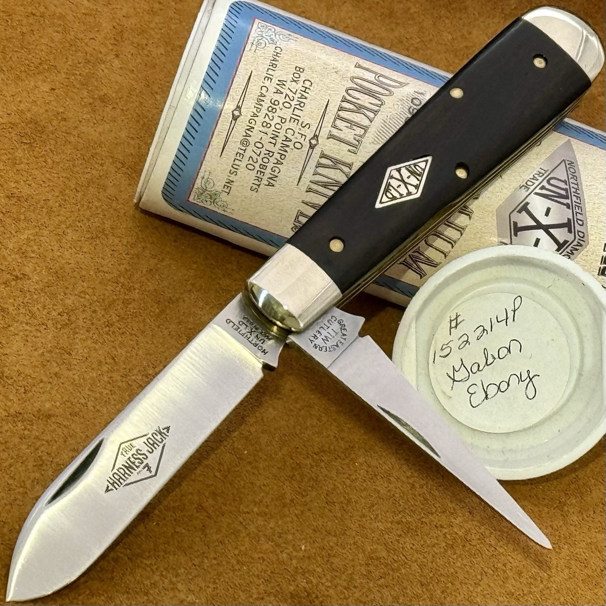 Gou-Ja4253 様のオーダー （2セット） ✨GEC GREAT EASTERN CUTLERY NORTHFIELD 15 GABON EBONY HARNESS JACK