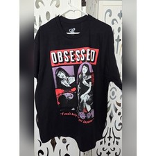 Olivia Rodrigo OR Obsessed Guts I got Issues Tour Graphic XL Black Cotton NWOT