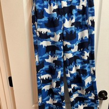 Gymboree Boys Cozy Blue and White Kids Pajama Pants size 10/ NWOT A180