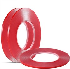 3 Rolls Strong Double Sided Tape Acrylic Waterproof Removable Residue-Free Stro