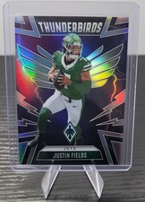 JUSTIN FIELDS (New York Jets) 2025 PANINI PHOENIX THUNDERBIRDS INSERT CARD #40