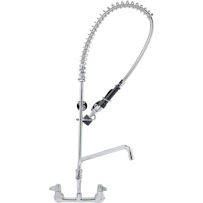 T&S Brass 5PR-8W12-C 8'' Wall Mount Low Flow Pre-Rinse with 12'' Swing Nozzle Add