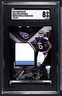 2022 BLACK TREYLON BURKS ROOKIE PATCH AUTO /199 ROOKIE RC TITANS Graded SGC 8