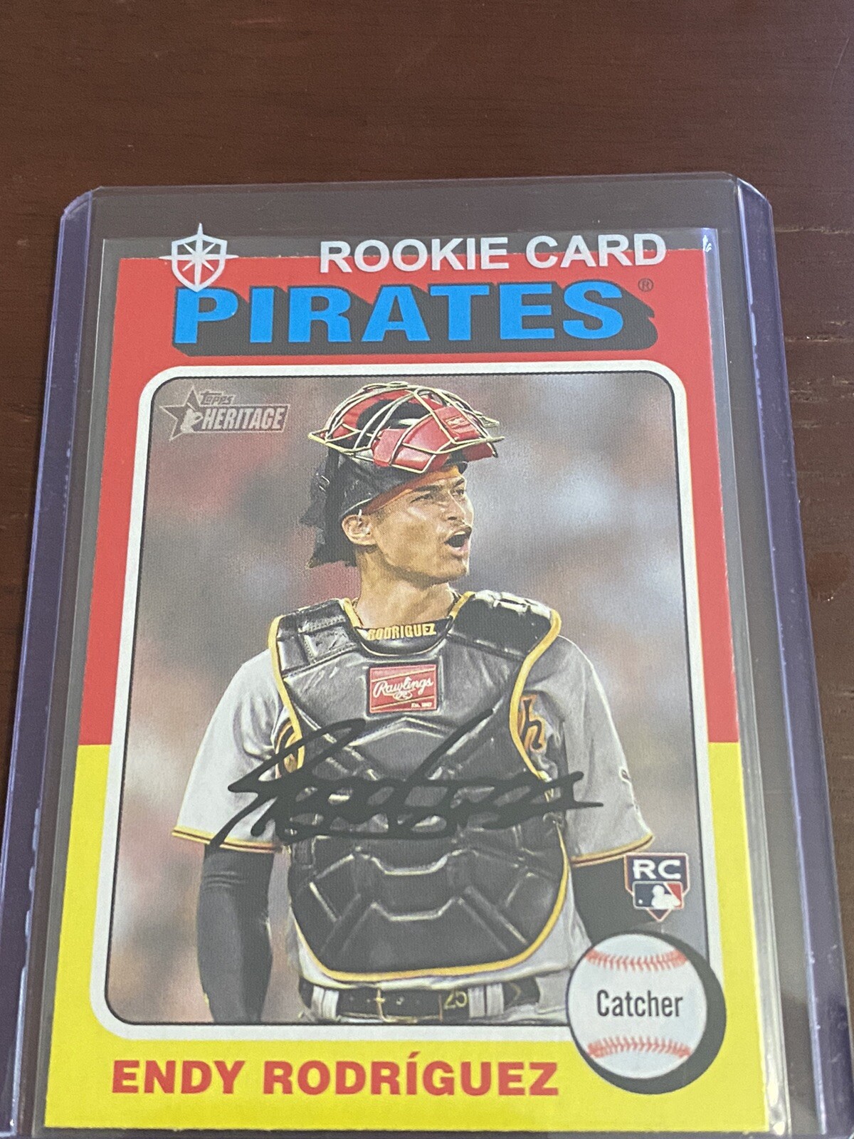 2024 Topps Heritage #488 Endy Rodriguez RC