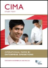 CIMA - E1 Enterprise Operations: Study Text,BPP Learning Media