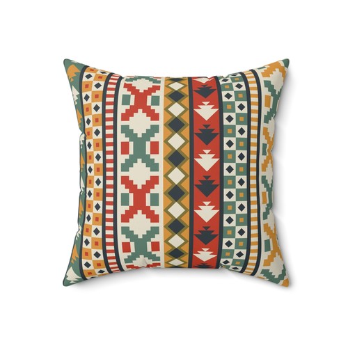 Geometric Decorative Pillow, Multicolor Cover, Throw Pillow, Home Decor, USA - Picture 12 of 13