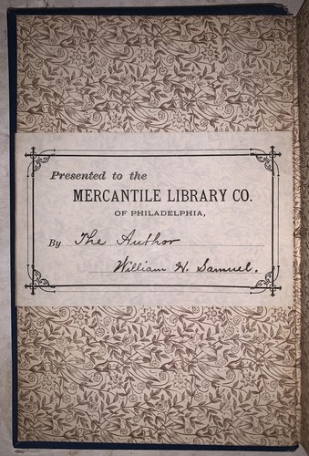 PRESENTATION COPY, 1886, 1st Ed, POEMS, by WILLIAM H. SAMUEL, POETRY - Picture 3 of 12