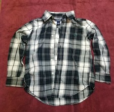 CHAPS Boy's Long Sleeve Button Down Dress Shirt size 6
