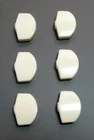 ABS button peg only fit for Grover Machine Head, Ivory color 6p FR02I