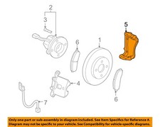 GM OEM 04-09 Cobalt Front Suspension Brake Components-Caliper Support 22720702