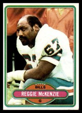 1980 Topps Reggie McKenzie #218 Buffalo Bills