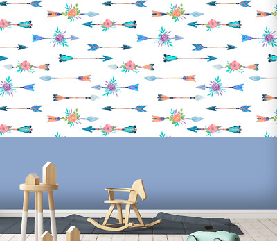 3D Flower Arrow ZHUA12828 Wallpaper Wall Murals Removable Self-adhesive Amy