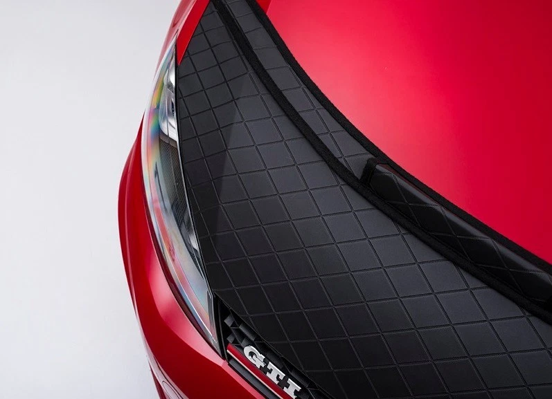 Sujetador capó de coche en diamante para Volkswagen Golf MK7 2015 2016 2017 2018 15 16 17 18 Foto 2 de 4