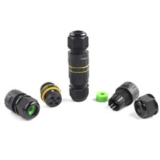 2/3/4Pin IP68 Waterproof Electrical Cable Wire Connector Outdoor Underwater Plug