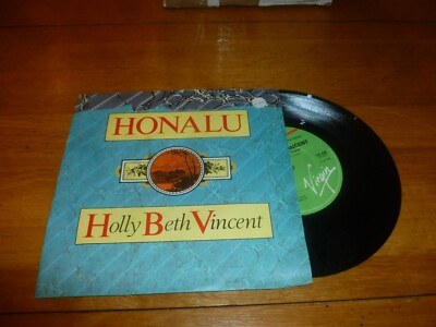 HOLLY BETH VINCENT - Honalu - 1982 UK 2-track 7'' Vinyl Single
