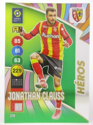 Panini Adrenalyn XL Karte 2021-22 TCG #378 Jonathan Clauss Hero RC Lens