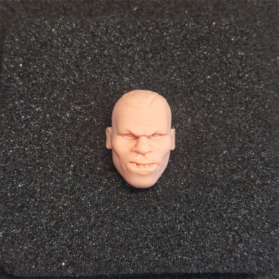 1/10 Scale Cartoon Version Mike Tyson Head Sculpt Unpainted Fit 7'' Neca Figure