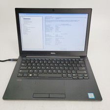 Dell Latitude 7280 Core i5-6300U 2.4GHz 4GB RAM No HDD 13" Boot to Bios