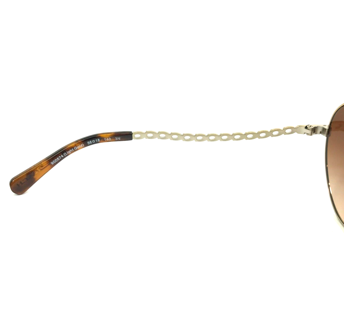 Coach Sunglasses HC7114 L1148 900574 Light Gold Round with  display picture 2
