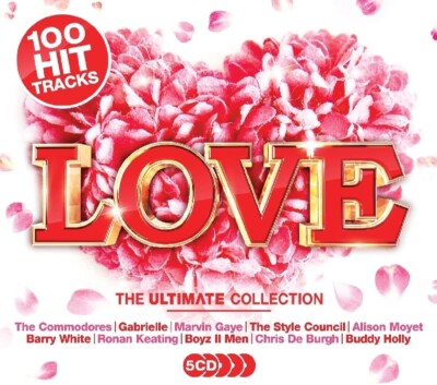 The Ultimate Collection Of Love Songs 100 Hits 5 CD Music From 70s 80s 90s
