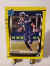 2021 Donruss Yellow Press Proof Premium  Dwayne Eskridge Rated Rookie #276