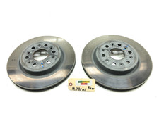 2020-2024 CADILLAC XT6 LEFT RIGHT REAR DISC BRAKE ROTORS X2 OEM