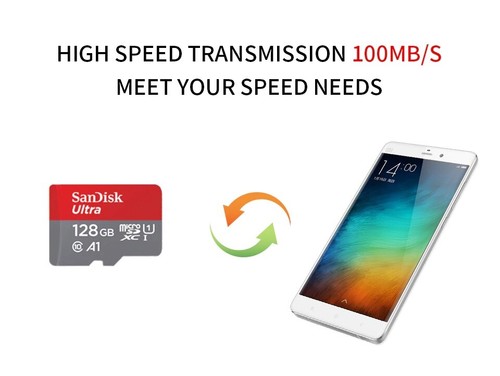Original SanDisk MicroSDHC Memory Card Class 10 Ultra TF Card with Adapter For - Picture 4 of 4