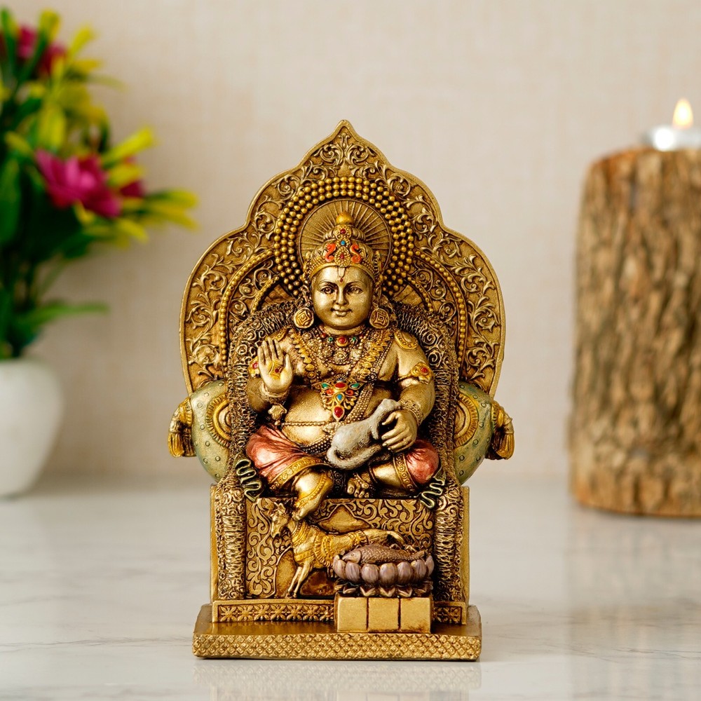 Lord Kuber Statue for Wealth & Harmony God Kubera Idol Murti Figurine Sculpture