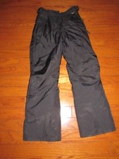 Slalom Ski/Snowboard Pants Men's Size S SMAL Excellent Cond Black Insulated