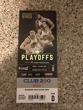 2017 GOLDEN STATE WARRIORS VS CLEVELAND CAVALIERS GAME #1 FINALS TICKET STUB