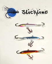 SLICKLINE 1/2 oz Ice Fishing Jig Balancer Lure - Compare to Rapala Jigging Rap