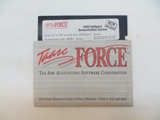 TAASC FORCE 5.25" Floppy Disk Tax And Accounting Software Corporation disc