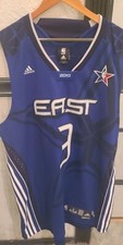 RARE VTG NBA Adidas 2010 East All Star Dwyane Wade Jersey Miami Heat Men XL SEWN