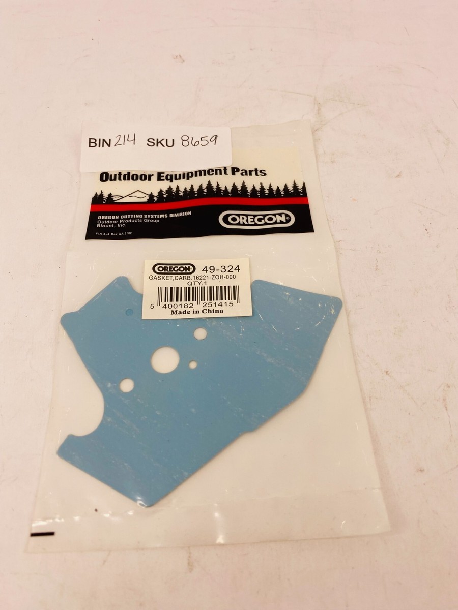 Oregon 49-324 Gasket Carb. 16221-ZOH-000 Genuine Replacement Part